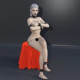 Genesis 3 Female Latex Cuffs