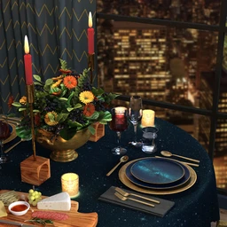 Gilded Night Table Set