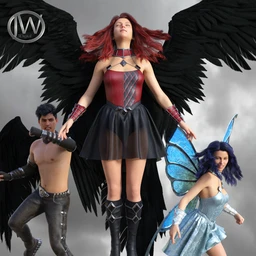 I Can Fly Poses for Genesis 3 & 8