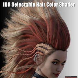 IDG Iray Selectable Hair Color Shader (Update)