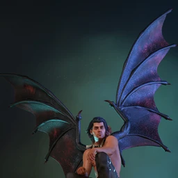 Infernal Wings for Genesis 8 Male(s) and Genesis 8 Female(s)