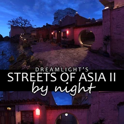Iray DS Lights – Streets Of Asia 2 By Night
