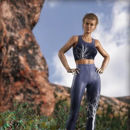 MDCH Climbing and Athletic Outfit for Genesis 3 and 8 Female(s)