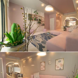 Millennial Living and Dining Room