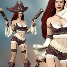 Misfortune Outfit Set for Genesis 8 Female(s)
