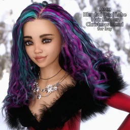 MMX Blended Dual Lobe Hair Shader Christmas Blend for Iray