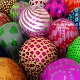 MMX Metallic Plastic Patterns for Iray