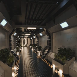 Modular Scifi Hallway