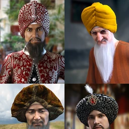 Morphing Turban and Beard for Genesis 8 Male(s)
