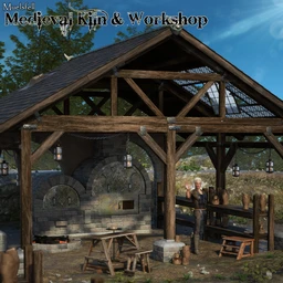 Muelsfell Modular Medieval Kiln & Workshop
