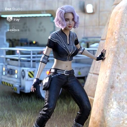 Naomi Sci-fi Outfit for Genesis 8 Female(s)