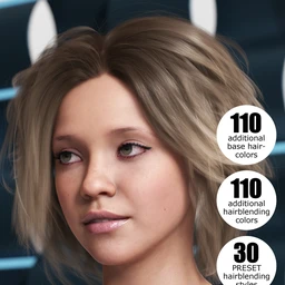 OOT Hairblending 2.0 Texture XPansion for Various Age Bob Hair