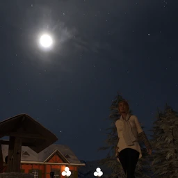 Orestes Iray HDRI Skydomes – Winter Moon