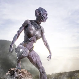 Oumua HD Alien Creature for Genesis 8 Female