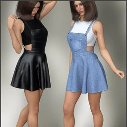 Overall Dress Outfit for Genesis 8 Female(s)