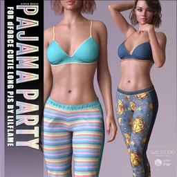 Pajama Party for dForce Cutie Long PJs