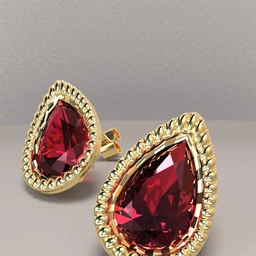 PTF Holiday Teardrop Earrings