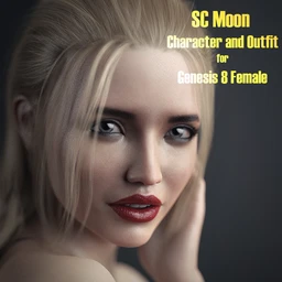 SC Moon Character and Outfit for Genesis 8 Female