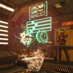 Sci-Fi Holographic Living Room