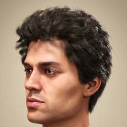 SP Hair 009 for Genesis 3 and 8 Male(s)