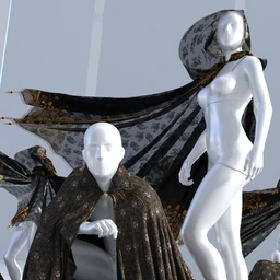 SsC dForce Raiding Cloak for Genesis 3 and 8