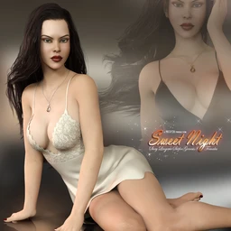 Sweet Night Lingerie Set for Genesis 8 Females
