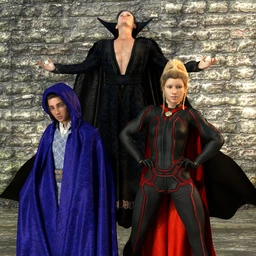 SY dForce Capes for Genesis 8