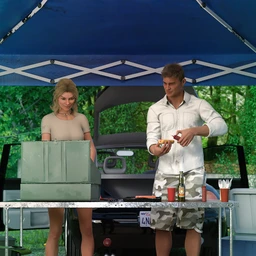 Tailgate Party Poses for Genesis 8