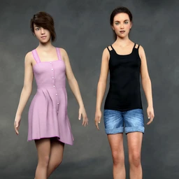 Teen Girls for Genesis 8 Female