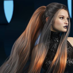 Texture Expansion for Turbulent Tail Hair