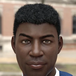 Theo Hair for Genesis 8 and Genesis 3 Male(s)