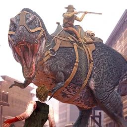 Tyrannosaurus Rex 3 Saddles and Poses