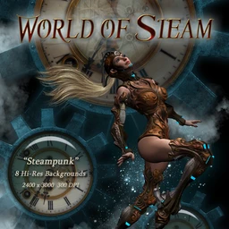 World of Steam – Steampunk Backgrounds