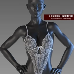 X-Fashion Lingerie 9 for Genesis 3 Females