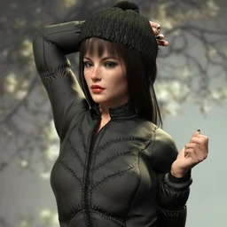 X-Fashion Warm Winter Jacket for Genesis 8 Female(s)