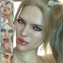 Z 50 Real Emotions Expressions for Genesis 8