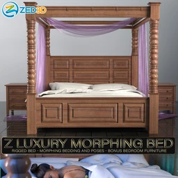 Z Luxury Morphing Bed and Poses