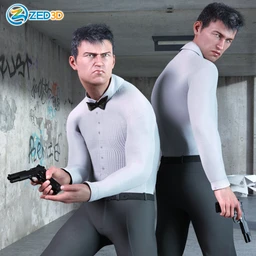 Z Man of the Hour Poses and Expressions for Jonathan 8