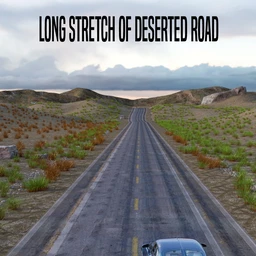 1stB Long Stretch of Deserted Road