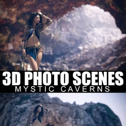 3D Photo Scenes – Mystic Caverns