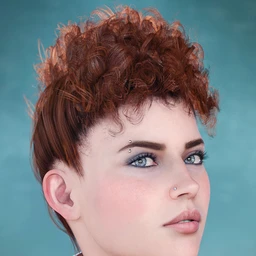 Bernedette Hair for Genesis 8 Female(s)