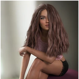 Biscuits Jam Hair with dForce for Genesis 8 Female(s)