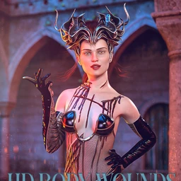 Body Wounds HD Morphs for Genesis 8 Female(s)