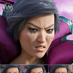 Brave Girl – Expressions for Genesis 8 Female and Mei Lin 8