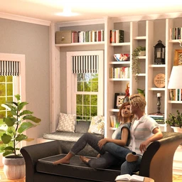 Calm Corner with Poses for Genesis 8