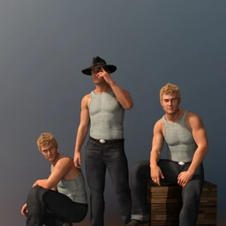 Country Boy Poses for Tristan 8