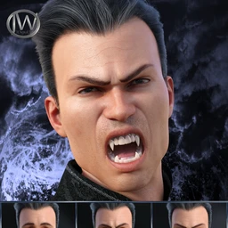 Darkness – Expressions for Genesis 8 Male and Landon 8