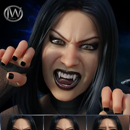 Darkside – Expressions for Genesis 8 Female and Tasha 8