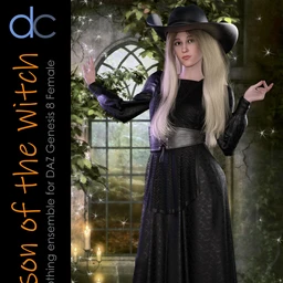 DC-Season Of The Witch for DAZ G8 Female