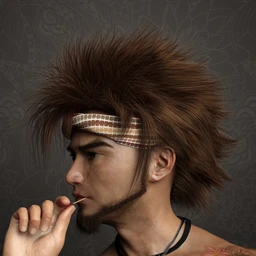 Denki Hair for Genesis 3 and 8